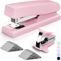 Pink Office Stapler, 25 Sheet Capacity by Unknown