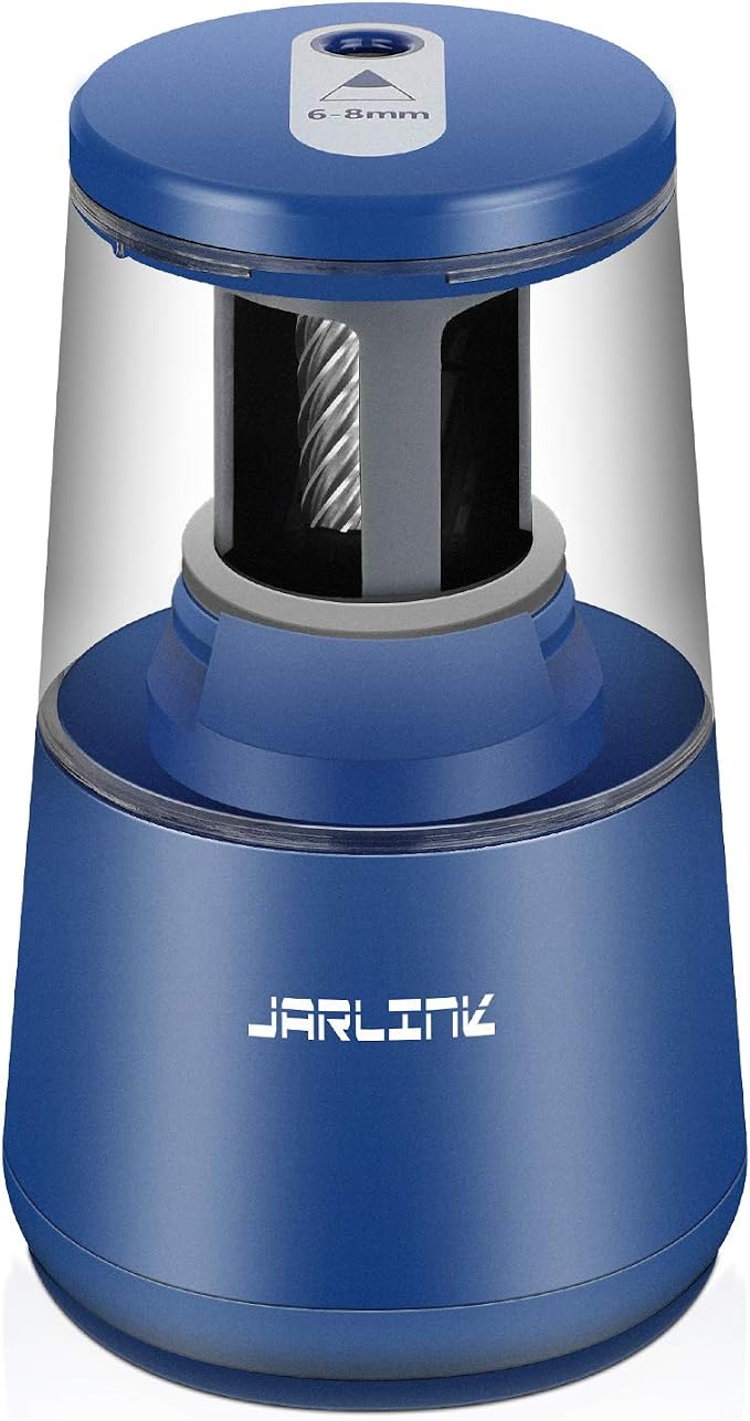 JARLINK Electric Pencil Sharpener, Heavy-Duty Helical Blade to Fast Sharpen by JARLINK