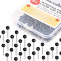 Push Pins Map Tacks 1/8-Inch Assorted Color Beads Head Map Marking Push Pins by Yalis
