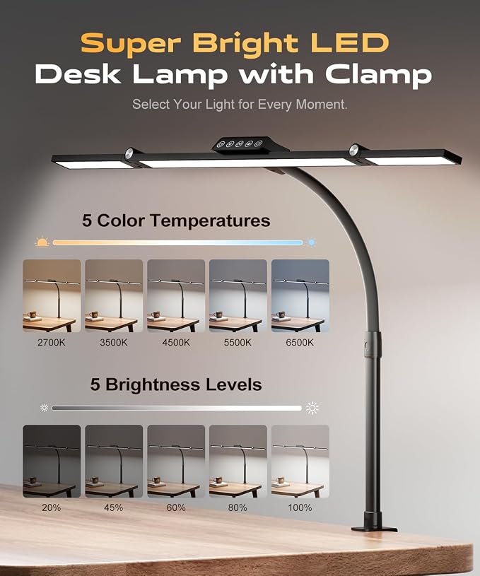 LED Desk Lamps for Office Home, Desk Light - Image 2