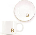 RainVibe Elegant Gift Set for Women – Personalized Monogram Ceramic Mug & by Unknown