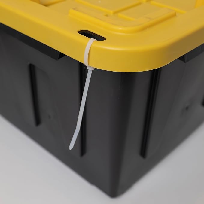 CX BLACK & YELLOW 27-Gallon Heavy Duty Stackable Storage Bins - Image 3