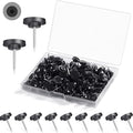 Smoke Black Push Pins – Translucent Dark Thumb Tacks by Unknown