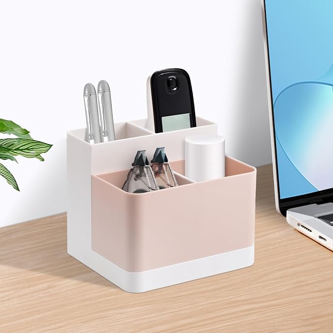 Poeland Desktop Storage Organizer Pencil Card Holder Box, Holders - Image 3