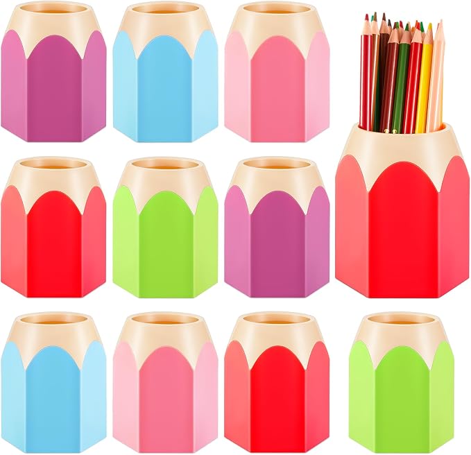 Henoyso 10 Pieces Pencil Shaped Cups by Henoyso