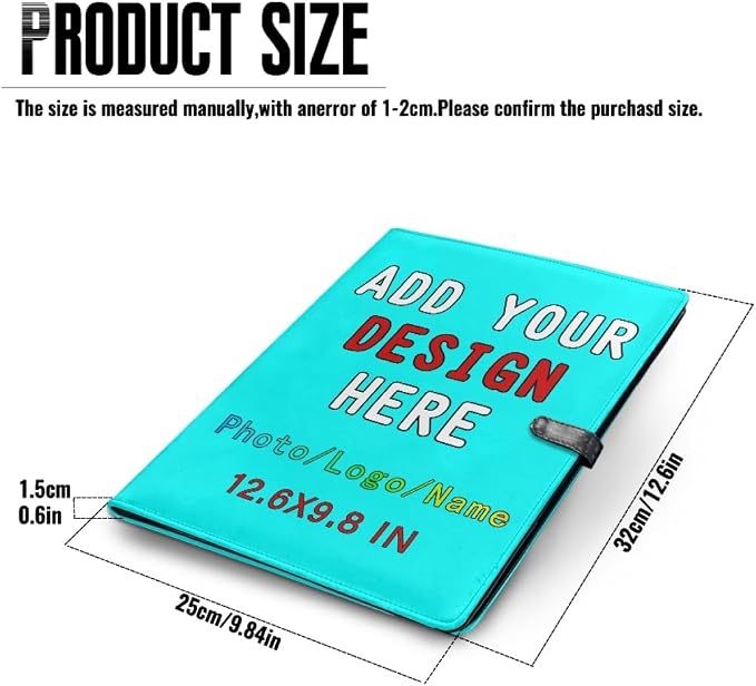 Professional Padfolio with Clipboard, Business Resume Portfolio Folder - Image 4