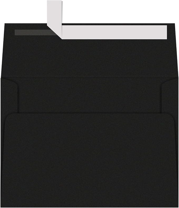 100 Pack A2 Black Envelopes Self Sealing Adhesive Perfect - Image 6