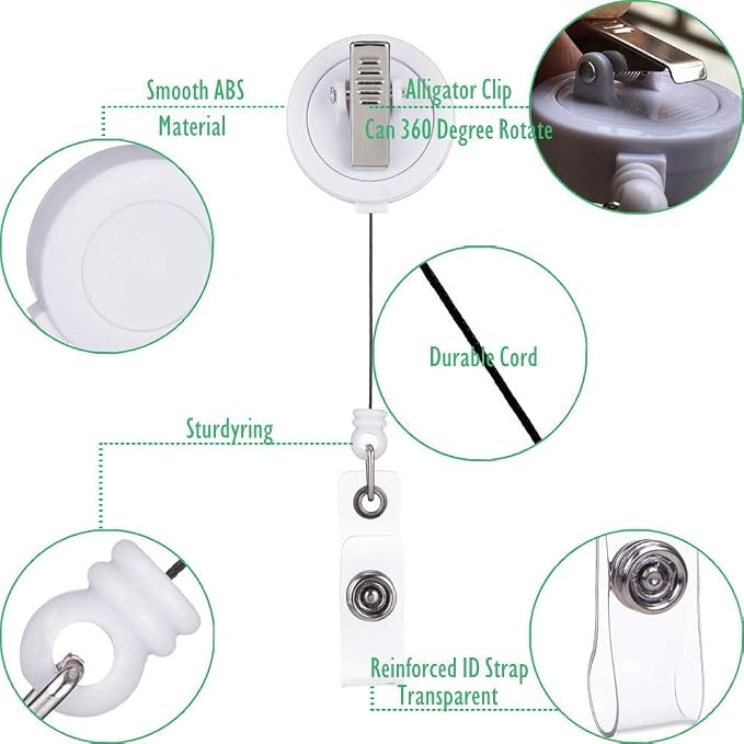 QREEL Retractable Badge Holder - Image 3