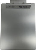 Posse Box - Flat Clipboard LR-125 · Anodized Aluminum Silver · 12.5" x 9.25" by PosseBox