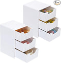 BTSKY 2 Pack Small Acrylic Storage Organizer by BTSKY