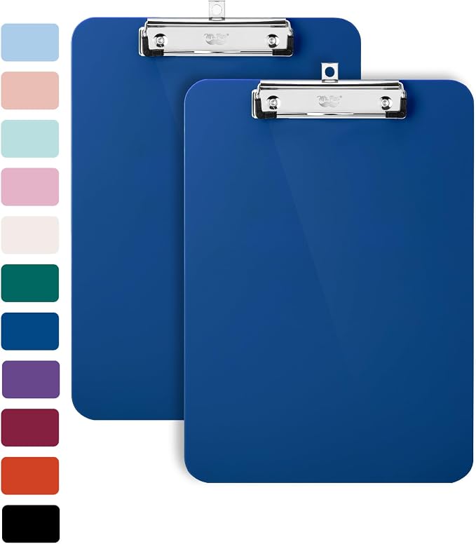 Mr. Pen- Plastic Clipboard, 12.5" x 9", 2 Pack, Clipboard Plastic | Low-Profile - Image 8