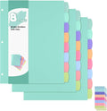 3 Sets of 24Pcs Binder Dividers by Prudiut
