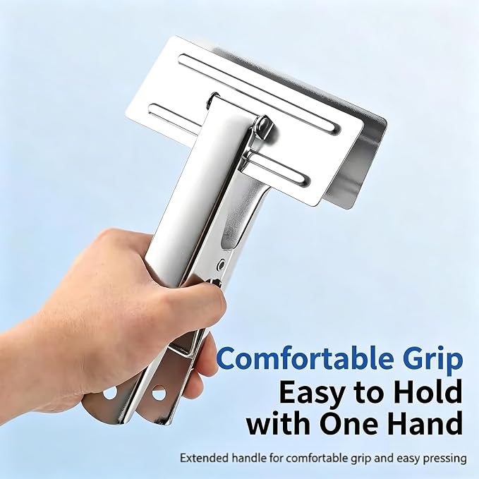 Extra Large 4.7" Heavy Duty Stainless Steel Binder Clip, Jumbo Paper Clamp - Image 8
