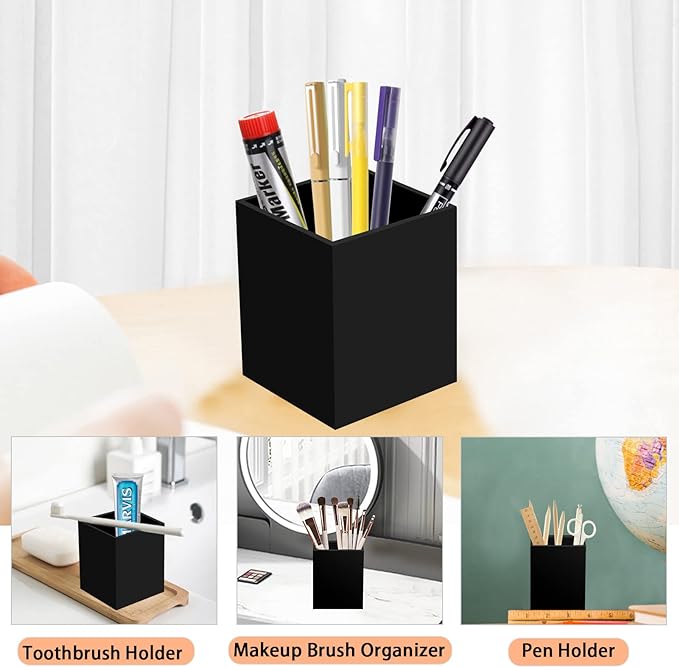 Ptaedex Acrylic Pen Holder Organizer, 2 Pack | Pen Holder - Image 7
