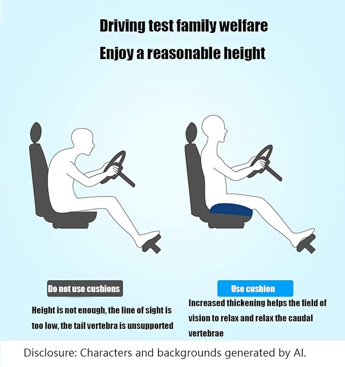 Adult Booster Seat Cushion, Car Seat Cushions - Image 5