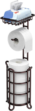 Toilet Paper Holder Stand Tissue Paper Roll Dispenser by TreeLen
