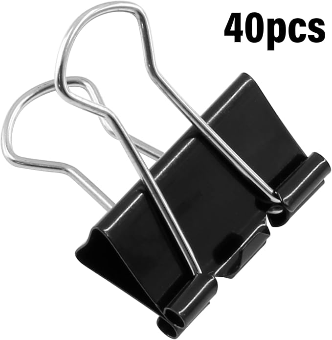 40 Pack Small Binder Clips - Image 2