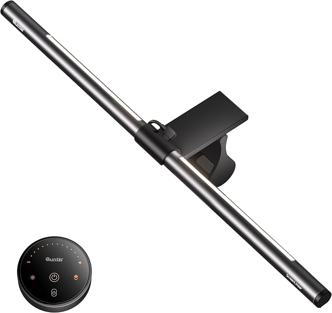 Quntis Monitor Light Bar with Remote, 20.1'' Dual Light Screen Light Bar by Quntis