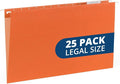25 Blue Summit Supplies Legal Size Hanging Orange File Folders by BlueSummitSupplies
