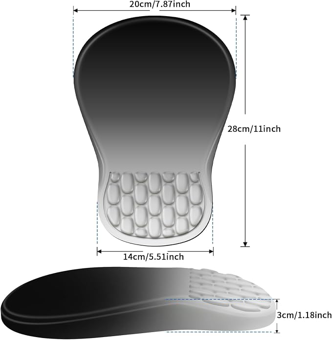 YIWEI Ergonomic Mouse Pad with Wrist Rest - Image 6