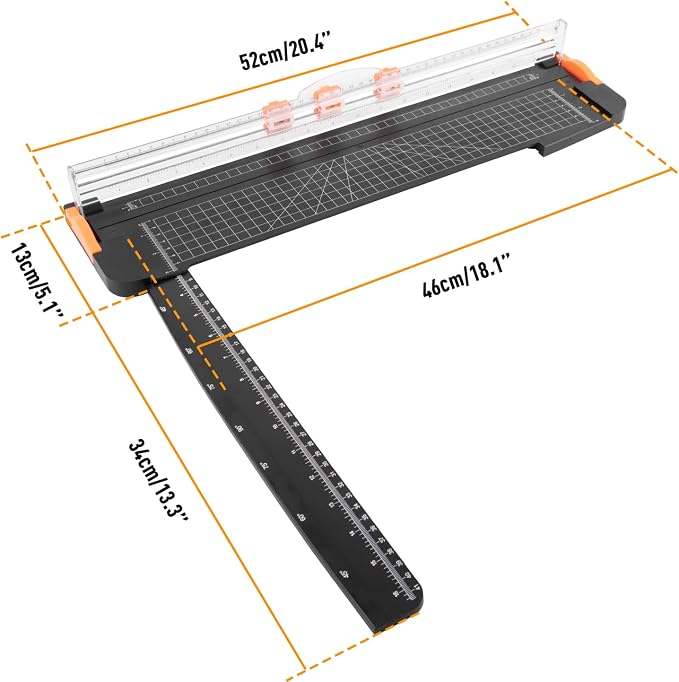 ZEQUAN 18-Inch Paper Trimmer, Slider Cutter, 1 Blades, Cardstock Crafts | Easy - Image 4