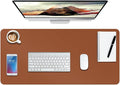 Boutilon Leather Desk Pad Protector, Non-Slip Mouse Pad, Laptop Desk Pad by Boutilon