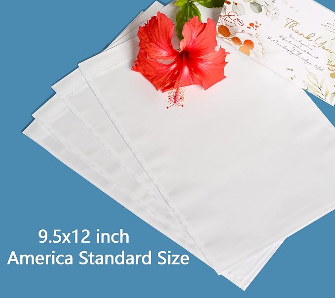500pcs 9.5"x12" Packing List Envelopes Self-seal Packing Slip Envelope Pouches - Image 2