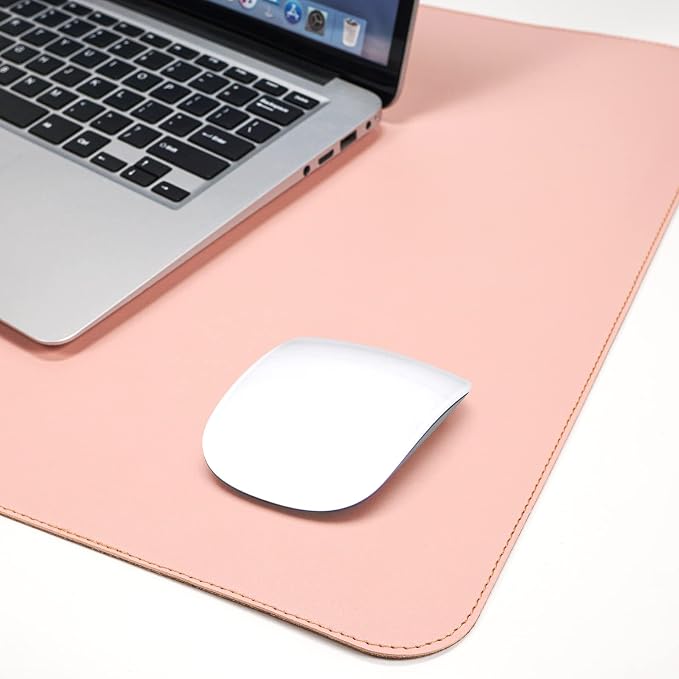 AFIING Cork Desk Mat 47" x 23.6", Dual-Sided Natural Cork & PU Leather Desk Pad - Image 5