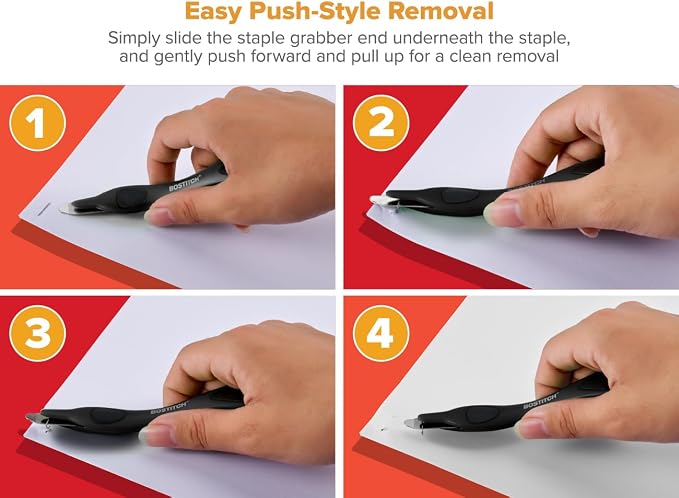 Bostitch Professional Magnetic Easy Staple Remover, Primary Colors, 3 Pack | - Image 3