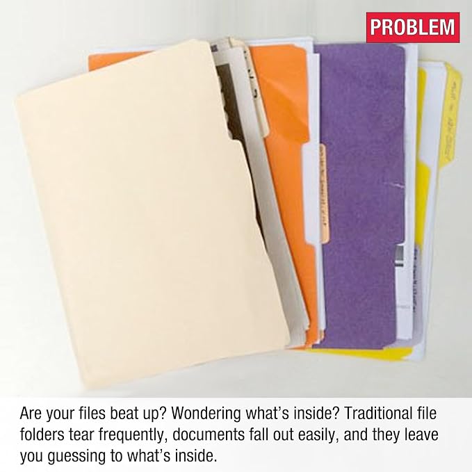 Ultimate Office PocketFile™ Clear Poly Document Folder Project Pockets - Image 2