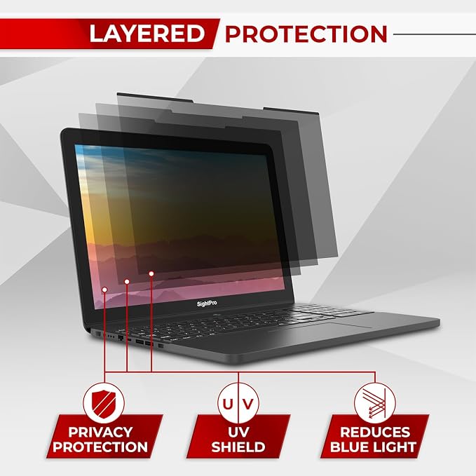 SightPro Magnetic Laptop Privacy Screen 13.3 Inch 16:10 - Image 9