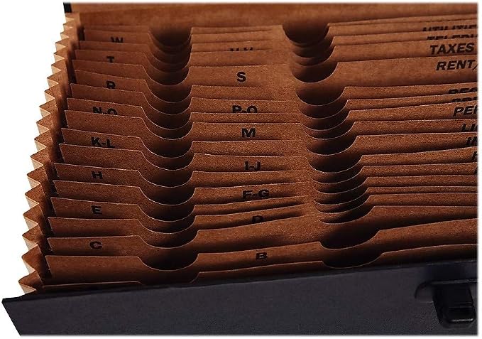 Staples Expanding File with A‑Z Index, Legal Size, 19‑Pocket Accordion Organizer - Image 6