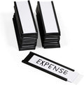 SmartSign Pack of 25 Magnetic"C" Channel Label Holders | 1" x 3" by SmartSign
