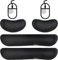 VAGAU Premium Keyboard Wrist Rest and Mouse Pad Wrist Support, Ergonomic Memory by VAGAU