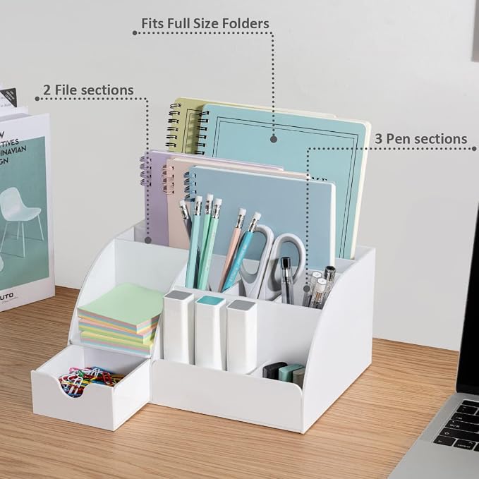 White Desktop Organizer - Image 8