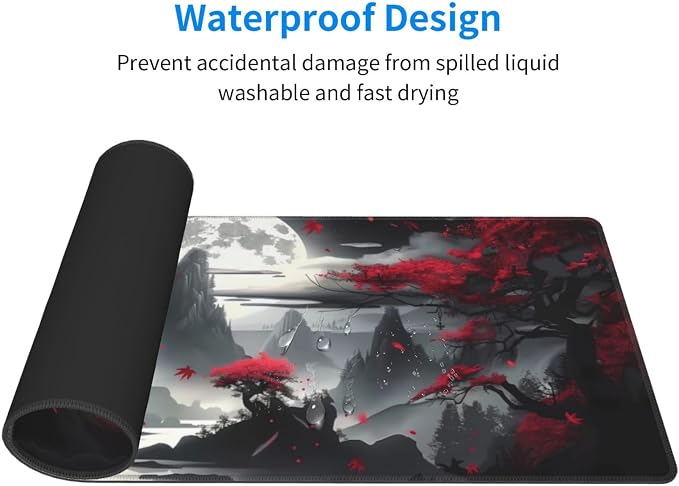 Gaming Mouse Pad Desk Pad, Extended Big Mouse Pad, 31.5x11.8 Inch Long Computer - Image 3