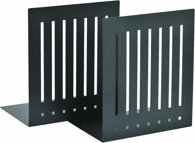 STEELMASTER by BankSupplies 6-Inch Heavy Duty Bookends | Scratch Resistant by MMF+Industries