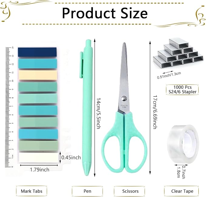 Office Supplies, Stapler and Tape Dispenser Set - Image 6