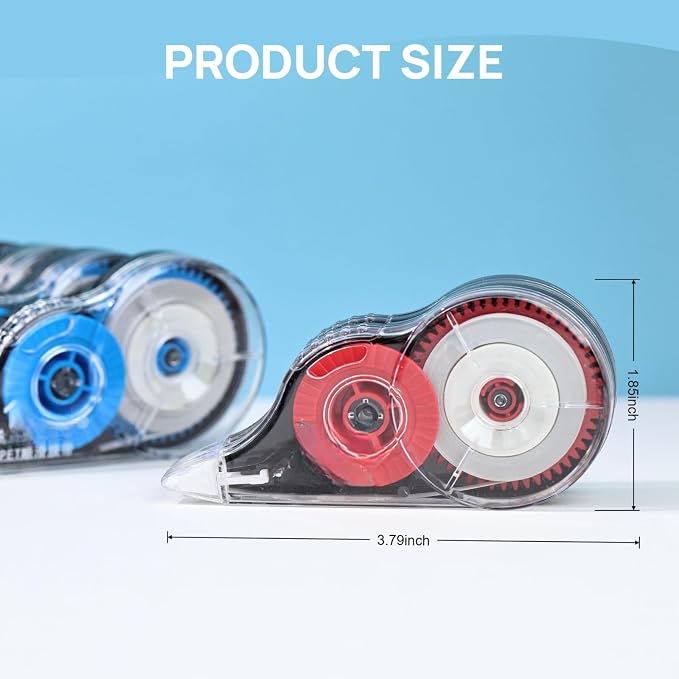 39.37ft Correction Tape with Dispenser, 6-Count Pack, Opaque and Easy-to-Use - Image 5