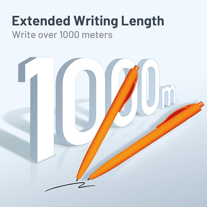 BallPoint Pens, 50 Pack, Bulk Pens, Click Pens - Image 4