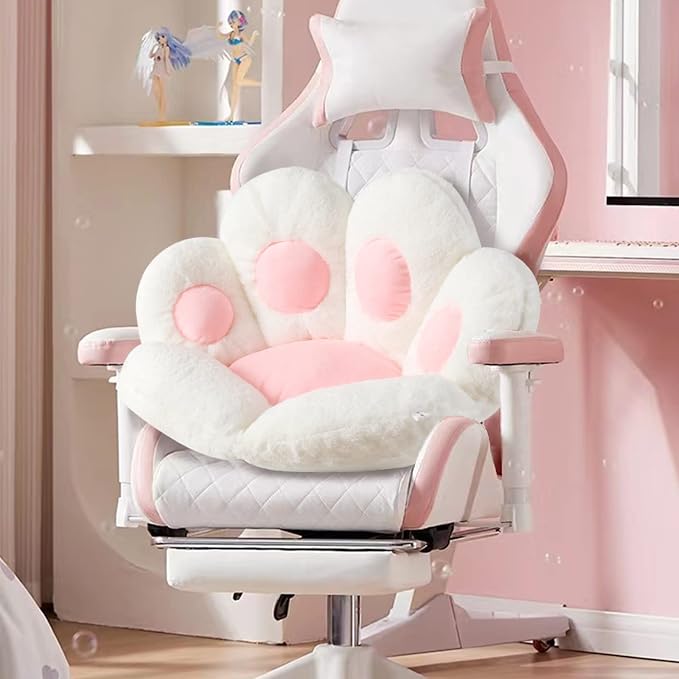 Ditucu Cat Paw Cushion Kawaii Chair Cushions 31.4 x 27.5 inch Cute Stuff Seat - Image 9
