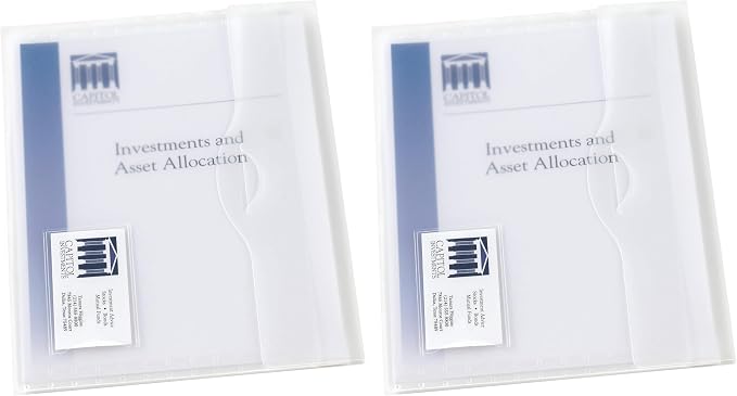 Avery Translucent Document Wallet, Holds up to 50 Pages, 1 Cover by Avery