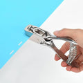 Heavy Duty Handheld Hole Punch for ID Cards, Zinc Alloy Construction, Sharp by LYHLYA
