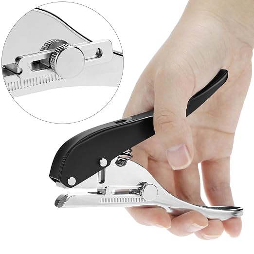 QWORK Hole Punch Single, 3/8" Heavy Duty Paper Punch Hand Held - Image 7