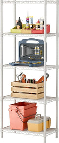 SINGAYE Small Wire 5 Adjustable Shelves Pantry Metal Shelf Floor Organizer | by SINGAYE