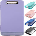 SFLHHDM Clipboard with Storage, Clip Boards 8.5x11, Plastic Clipboard with Pen by SFLHHDM