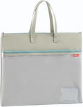 Pendancy Mesh Zipper Pouch A4 Size, Large Double Pocket Waterproof File Bag by Pendancy