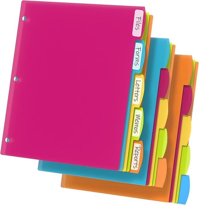 HABGP 3 Ring Binder Dividers by HABGP