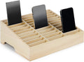 Wooden 36-Grid Cell Phones Storage Box Desktop Mobile Phone Holder Organizer by Lzttyee