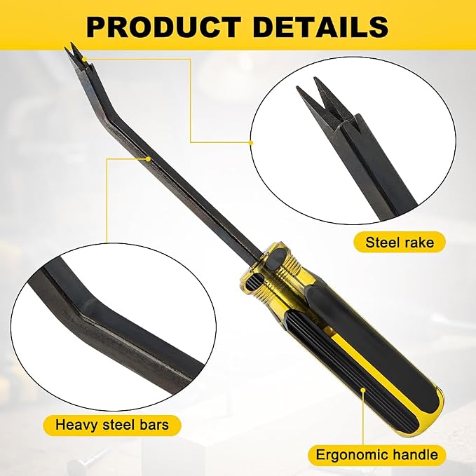 3PCS Heavy Duty Construction Staple Remover - Image 3